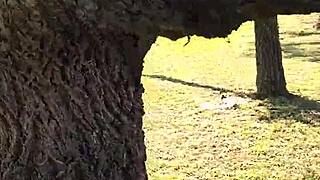 i’m laughing so hard peeing from a tree at gral paz