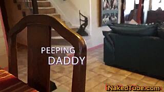 Having fun with my stepdaughter in freaky world antics!