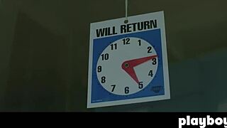 Perfect Brunette Alexandra Tyler Poses Naked Outdoor Showing Nice Boobs