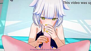 Hey, wanna dive into this wild pool hentai game?