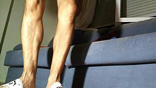 this gay stud takes two fists deep inside