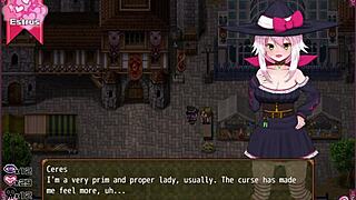 Bruxinha Turns Nympho, Frees Herself For City's Cocks In Hentai Game