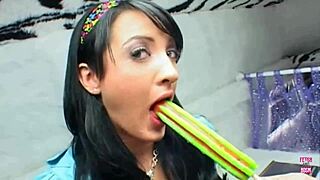 Super lovely brunette gets drilled in van with doggy and cowgirl banging