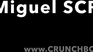 muscle bottom explores bareback fun in jockstrap with curious guy