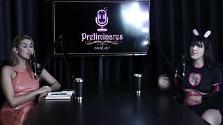 in this scene, the nymphomaniac in sheer red lingerie masturbates twice, cumming easily. she's submissive, enjoys spanking, and has knife fetishes.