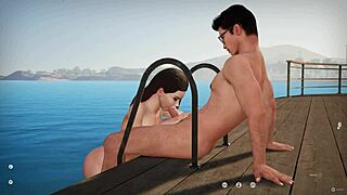 Amazing game with unreal 5 sexy milf action