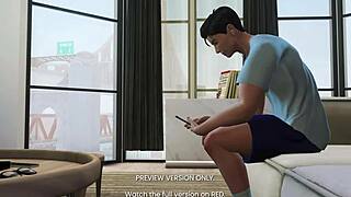 Watch this 3D hentai art professor scene.