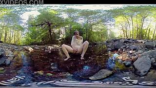 Watch Carmen December Masturbate to Orgasm Outdoors!