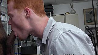 redhead guy tempted by cash pleasures monster black dick