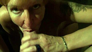 great blowjob session in the camping car with milf