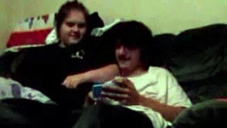 Wife Deepthroats Husband's Dick for Creampie