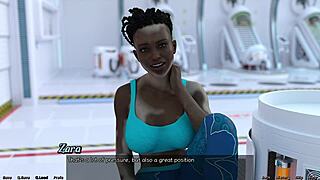 stranded in space helping curvy teen zara in 3d dating game