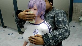 うわ、フィオナ寝てたけどデカパイにザーメンかけちゃった、ヤバ！