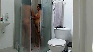 Damn! Banging My Hot Brunette Neighbor in Her Medellín Shower!