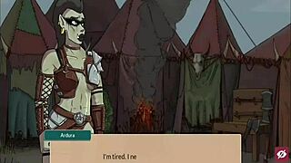 Busty orc delivers snu snu with monster cock in queens brothel