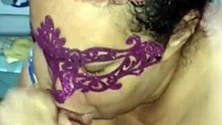 Puta teases while stroking and milking hard cock in pov