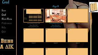 Big Tit Brunette Isabella's House Exploration After Night Out. Amateur Game Adventure