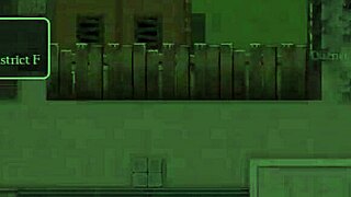 mysterious detective girl confronts old man and giant robot