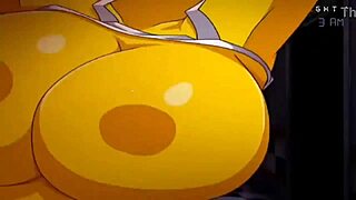 man, i can't stop staring at chica's huge boobs