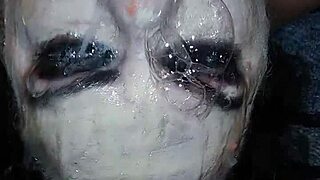 ms tl throat with toys and dildo gets messy