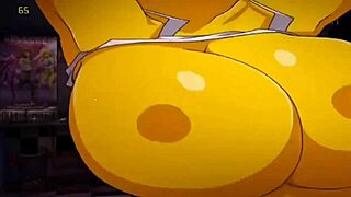 man, i can't stop staring at chica's huge boobs