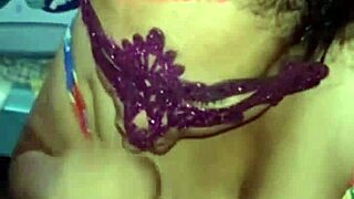 Puta teases while stroking and milking hard cock in pov