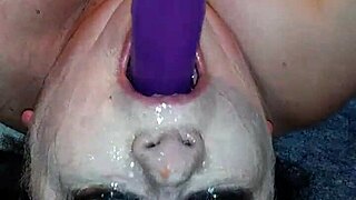 ms tl throat with toys and dildo gets messy