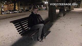 Damn, Skinny Teen Does Porn Casting with Toys!