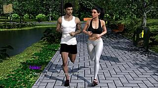 big ass intertwined in erotic scene