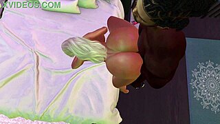 Black Man Ravages Latina in Her Bedroom Scene.