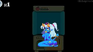 Flip Witch Pixel Hentai Game Ep 2: Huge Sextoy Pleasures Big Monster Girl