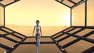 exploring fallout 4 fashion number 204 in a cute cartoon style