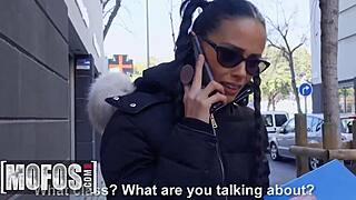 Mofos - Student Andreina Deluxe skips studying to suck Jordi’s cock