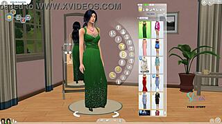 I'm creating an Indian-looking teen girl sim in 3D anime style.