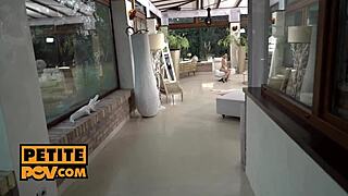 Your hot girlfriend Lilu Moon spreads wide for deep anal play.