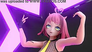 Yo, check this strip tease MMD Yoasobi Idol! 💃