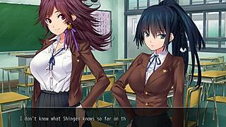 She's getting her tits fucked hard in the bathroom during the game.