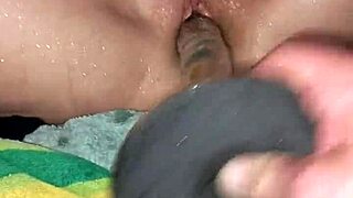 Velvet Rain 23 Squirts Hard with Huge Toys!