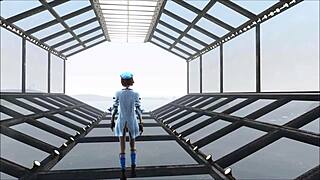 exploring fallout 4 fashion number 204 in a cute cartoon style