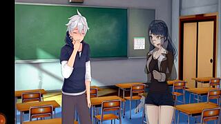 Anime and hentai game with an HG isekai fantasy