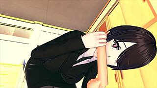 female boss drills employee training in wild 3d hentai 85