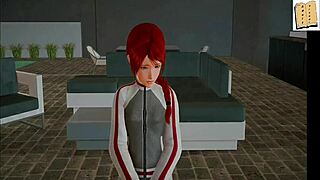 Brunette Teen and Redhead Milf Play Erotic Family Games