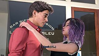 Here’s the full gameplay of Freshwomen Part 6 with blonde riding hard for anal action.