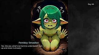 Hey, wanna see Goblin Slayer bang a femboy goblin hard?