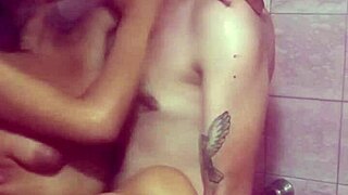 this argentinian otaku couple gets steamy while bathing in bathroom