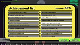 Loop Train H-Game Elevator Creampie Scene