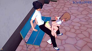 Mikoto Misaka, Kuroko Shirai, Kazari Uiharu, Toma Kamijo in Wild Hentai Sex