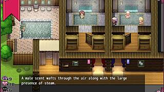 confused witch stripping in the men's bathroom for ceres and the contract guild hentai part 3