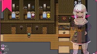 confused witch stripping in the men's bathroom for ceres and the contract guild hentai part 3