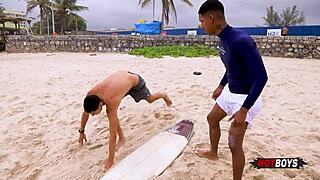 dude, i’m like, totally slammin’ this surfer guy from zona sul, ya get me?